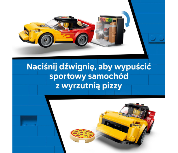 LEGO CITY 60496 Dostawa pizzy z pojazdami - 1529819 - zdjęcie 7